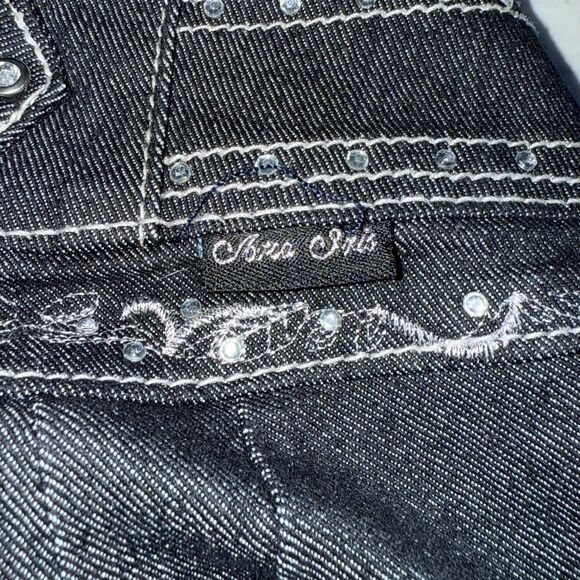 Arco Iris Studded Jeans – Charcoal Gray – Juniors Size 7 - Picture 5 of 6